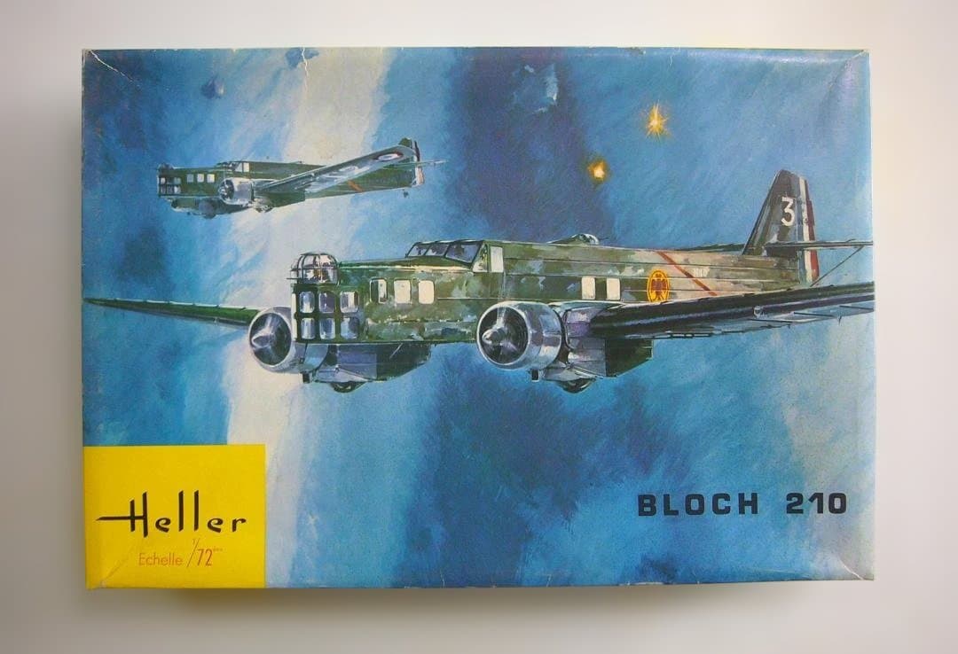 Heller1/72 ①NORATLAS双胴輸送機 ②BLOCH夜間爆撃2個出品