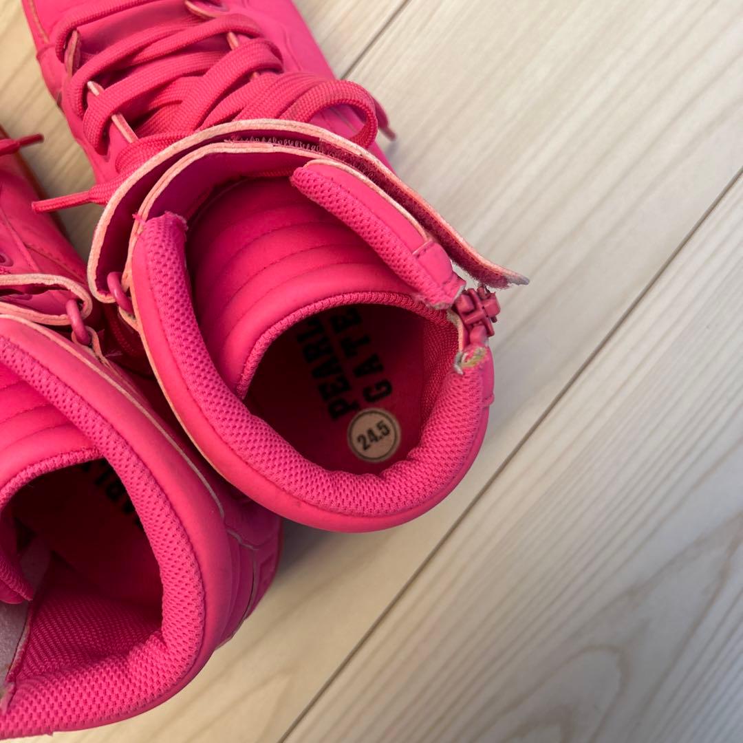 パーリーゲイツ ピンク ゴルフシューズ