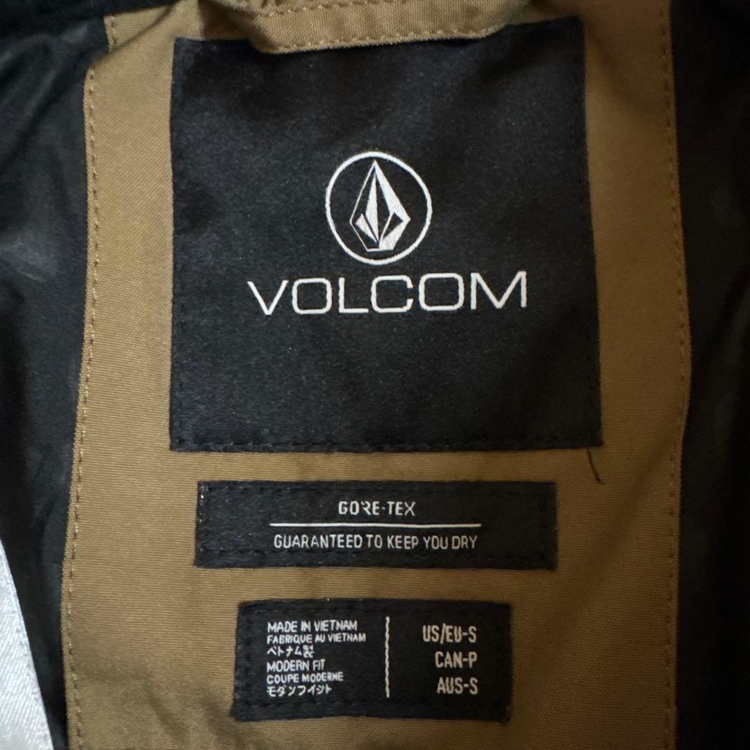 VOLCOM GORE-TEXスノーボードパンツ レディース ベージュ　Sサイズ