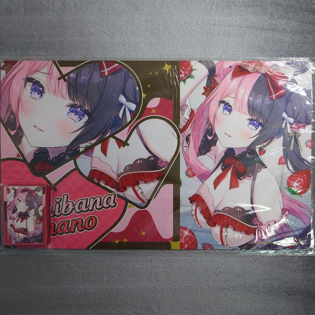 α1 ぶいすぽっ！ 胸元&苺&ドレス 橘ひなの スリーブ&プレイマット