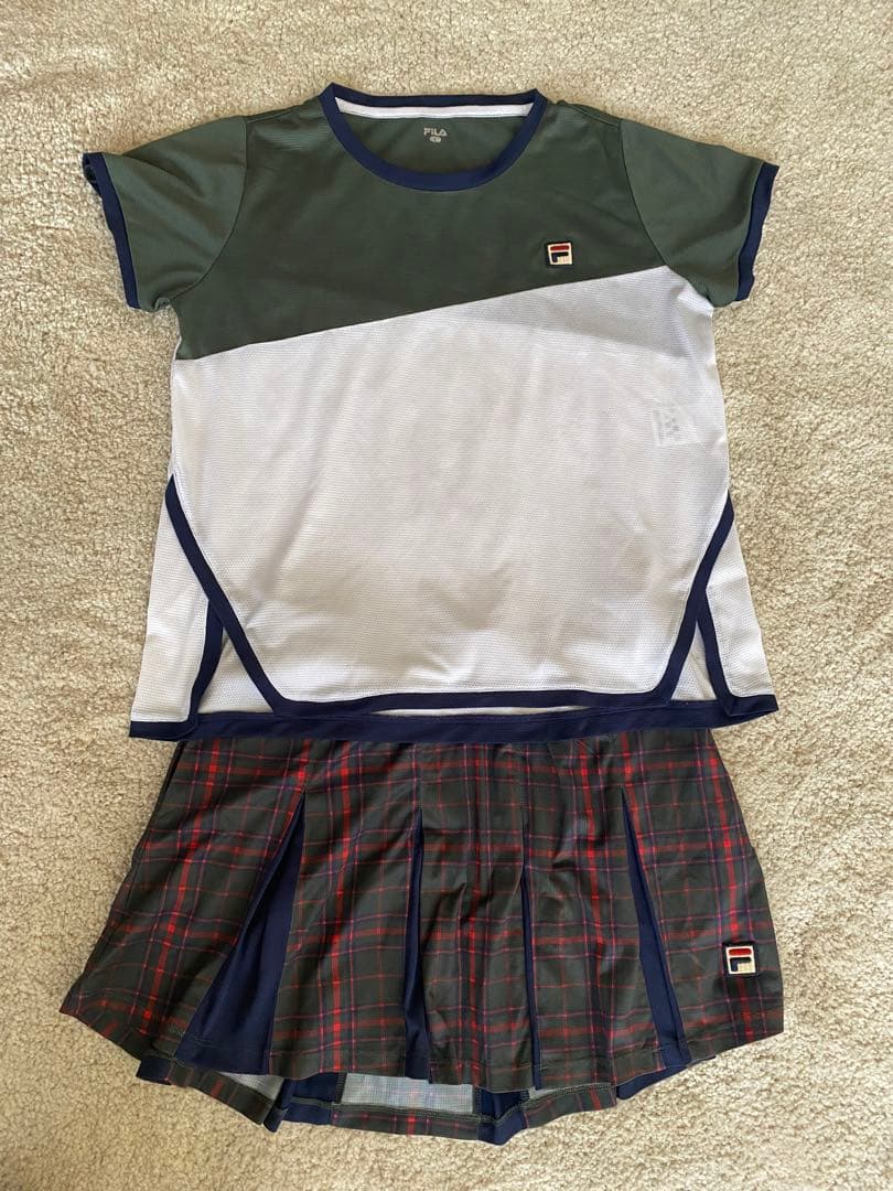 【FILA】テニスウェア　セットアップ　Lサイズ