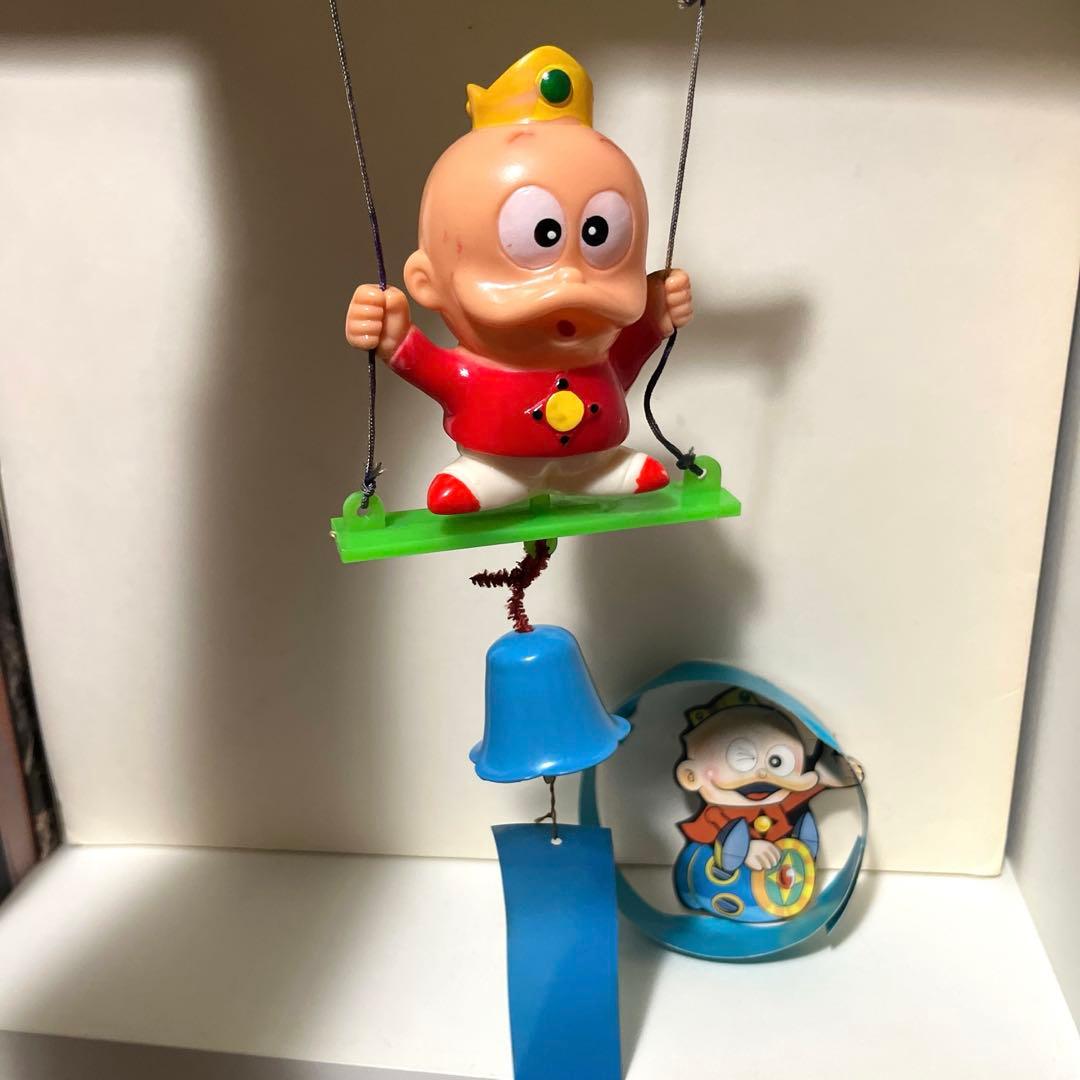 ヒノデ製（？） ウメ星デンカ ソフビ ブランコ風鈴 フィギュア 当時物