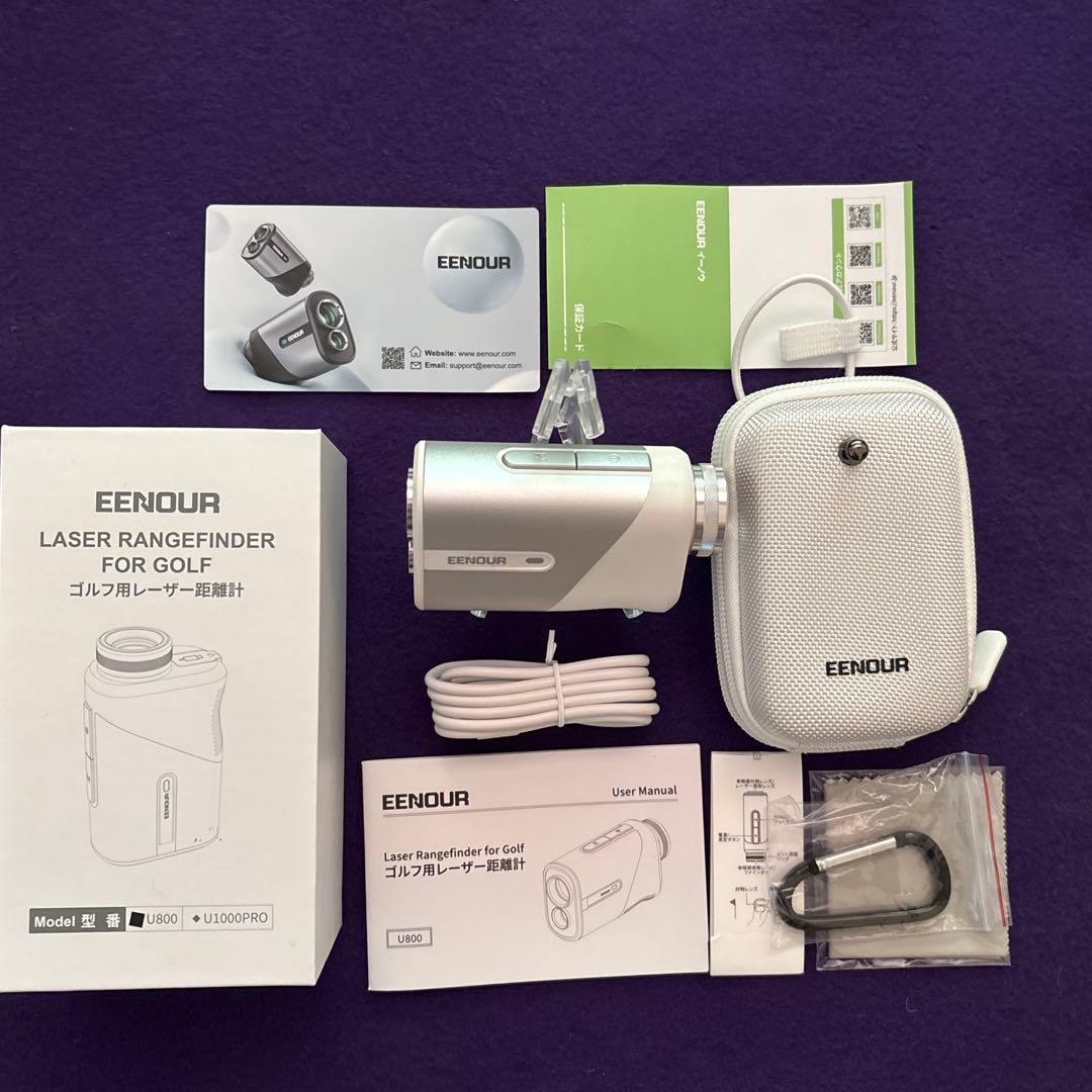 極美品ゴルフレーザー距離計 EENOUR U800 最速0.06秒6.5倍望遠