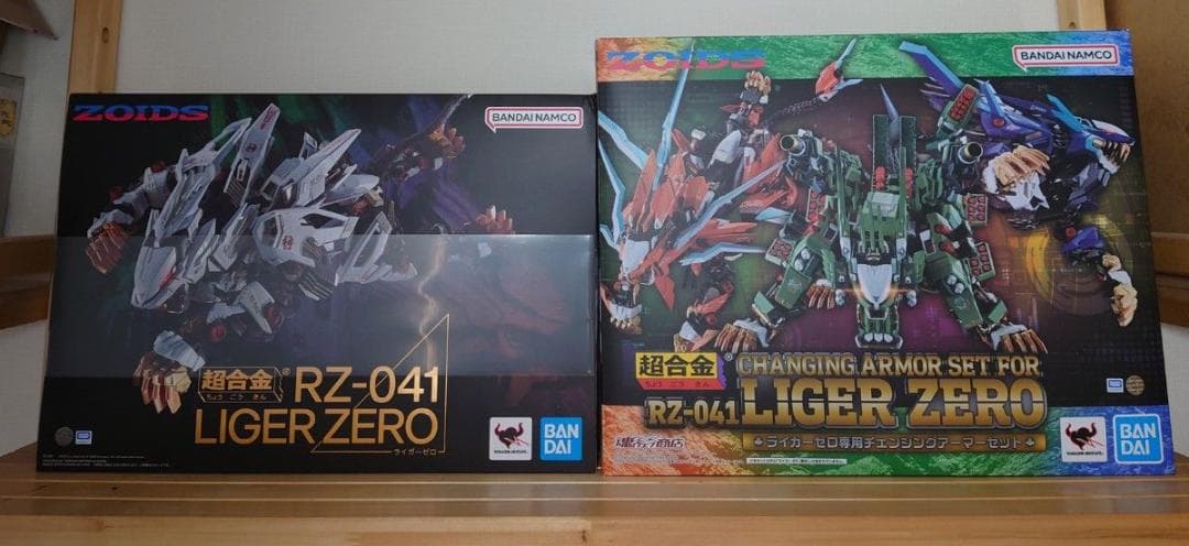 超合金 ライガーゼロ＆チェンジングアーマーセット（おまけ付き)