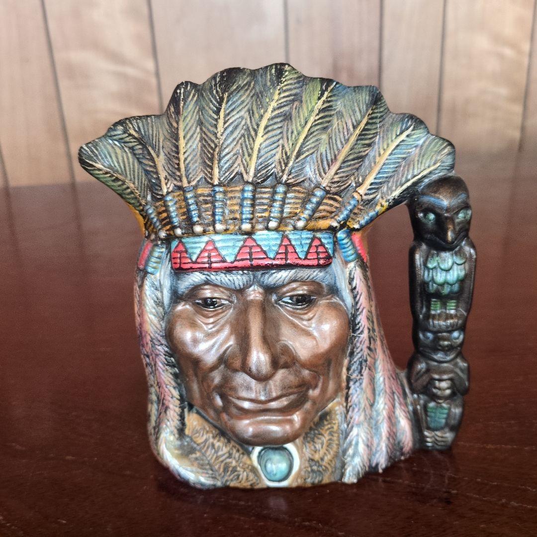 トビ−ジャグ　アンディアン　チ−フ　アンティーク　　希少品　コレクターアイテム