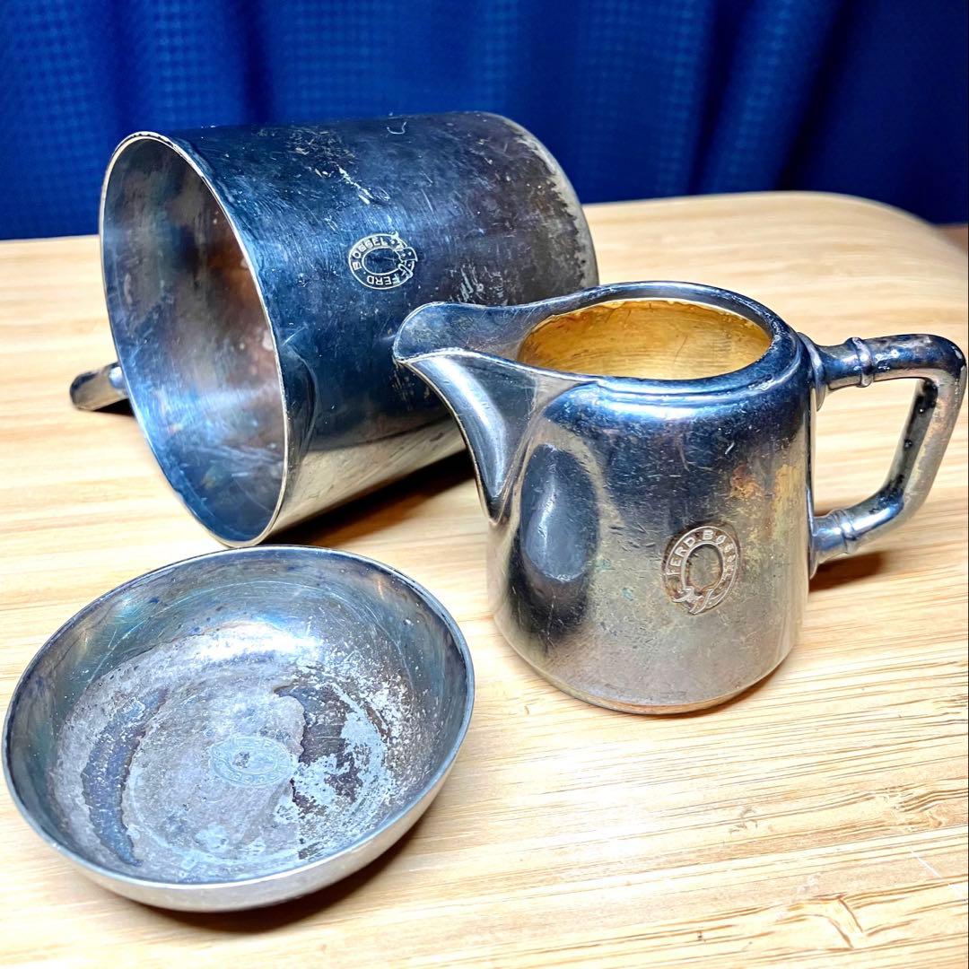 シルバープレートのティーセット アンティーク