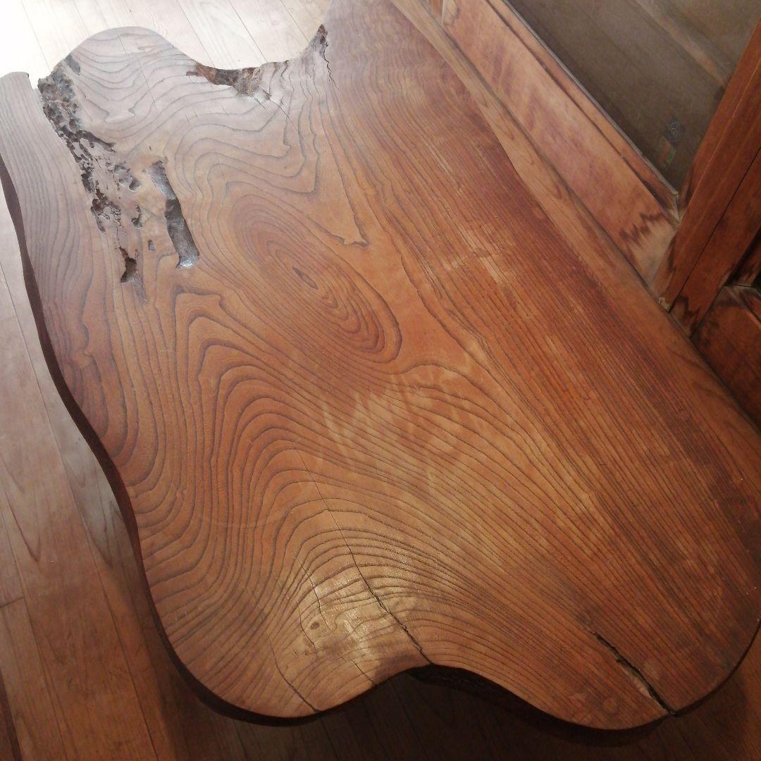 机　一枚板　アンティーク家具