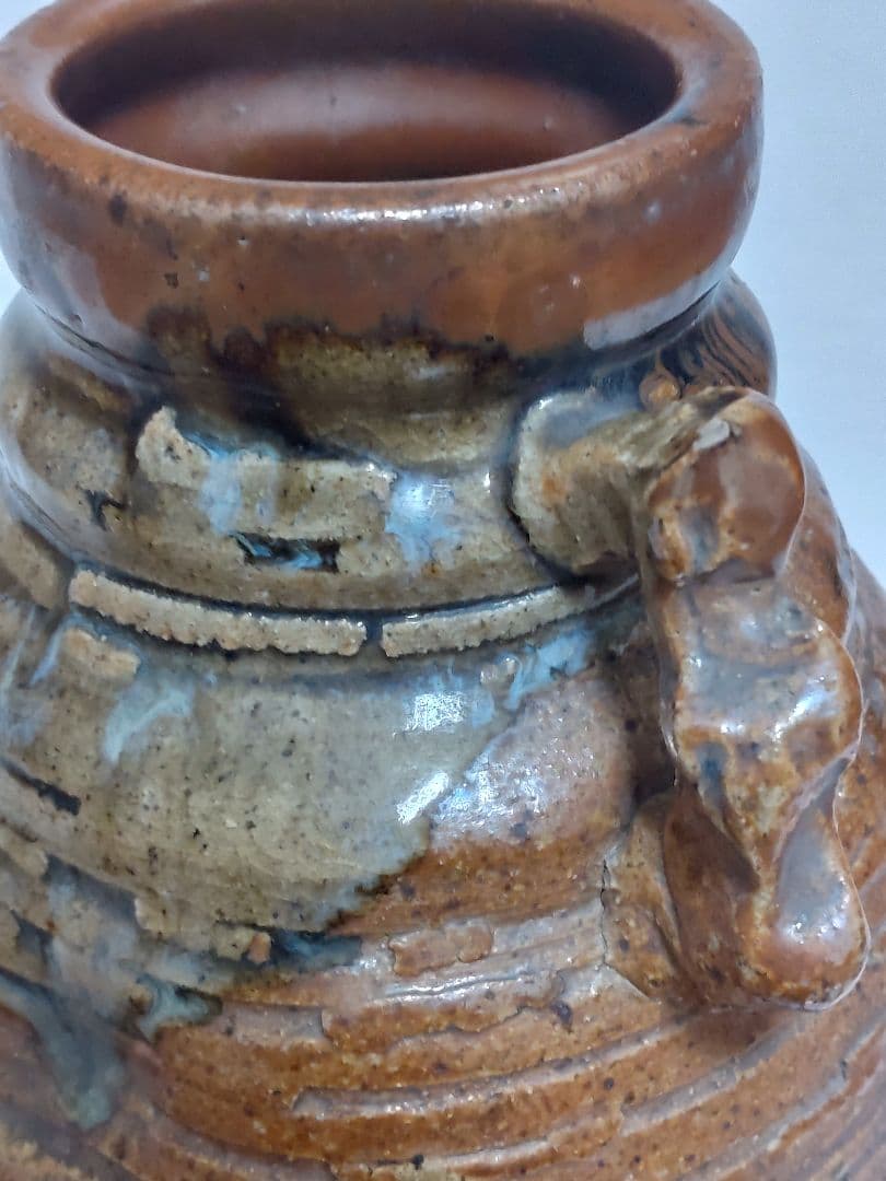 古物　信楽焼　伊賀焼　花入れ　飾り壺