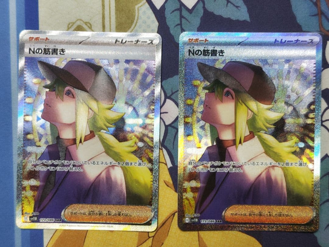 Nの筋書き sar　２枚