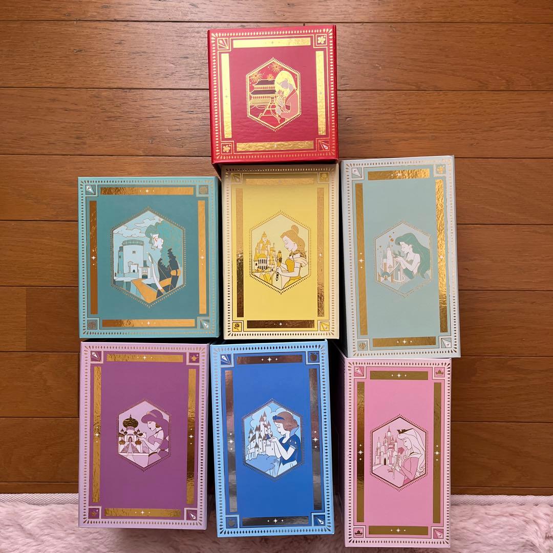ディズニー　プリンセス　キャッスルコレクション　オーナメント　7個セット