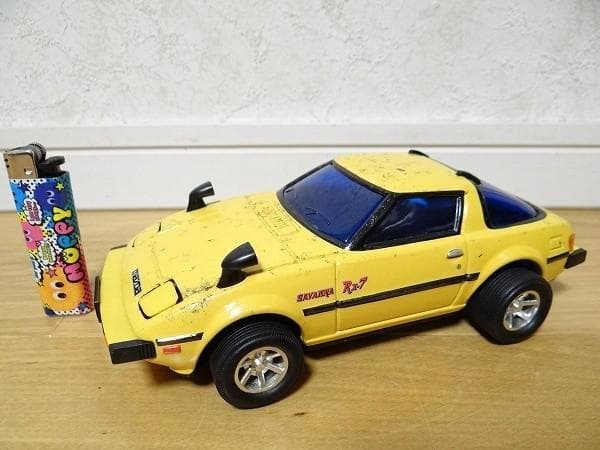 希少 ビンテージ 日本製 マツダ サバンナRX-7 SA22C ミニカー 当時物