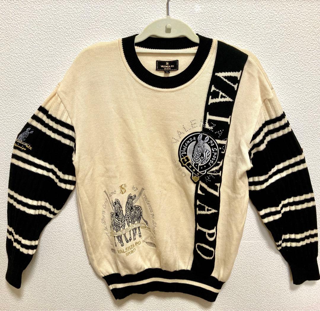 VALENZA PO SPORTSクリーム色のセーター40