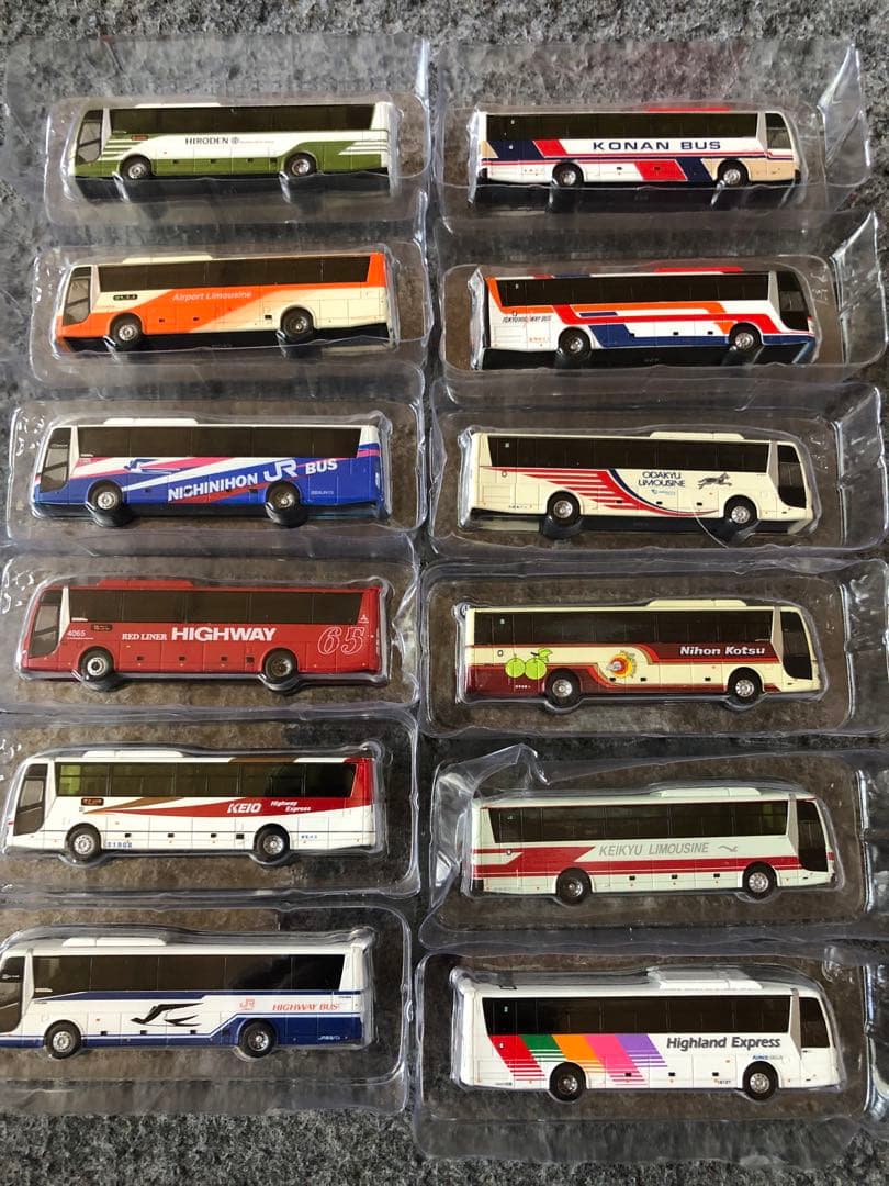 TOMY TEC バスコレクション 第31弾 バスセット 12台