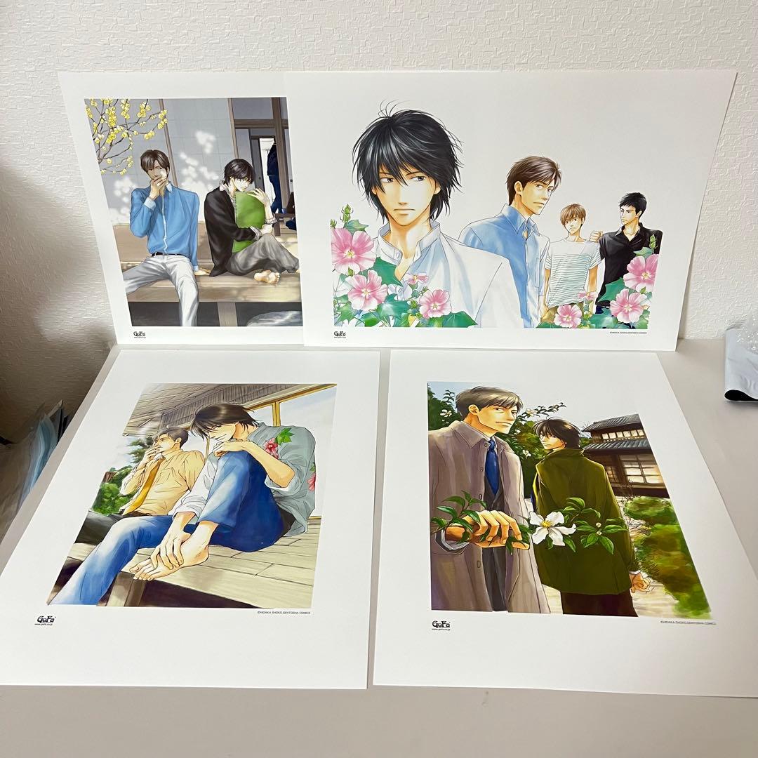 花は咲くか 複製原画4枚組 GoFa アート グッズ キャラファイングラフ