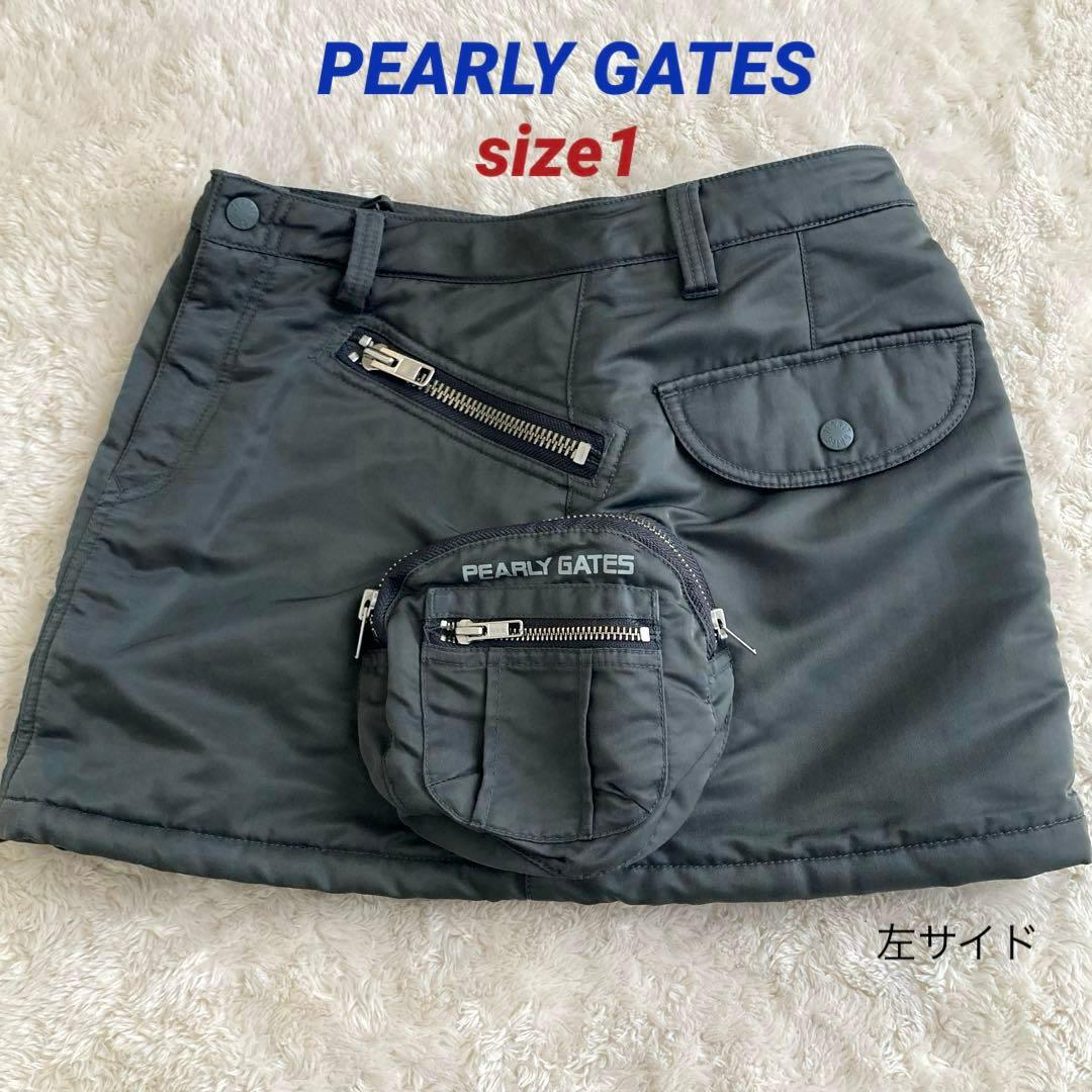 美品！PEARLY GATES ミニスカート 防風防寒　秋冬　中綿