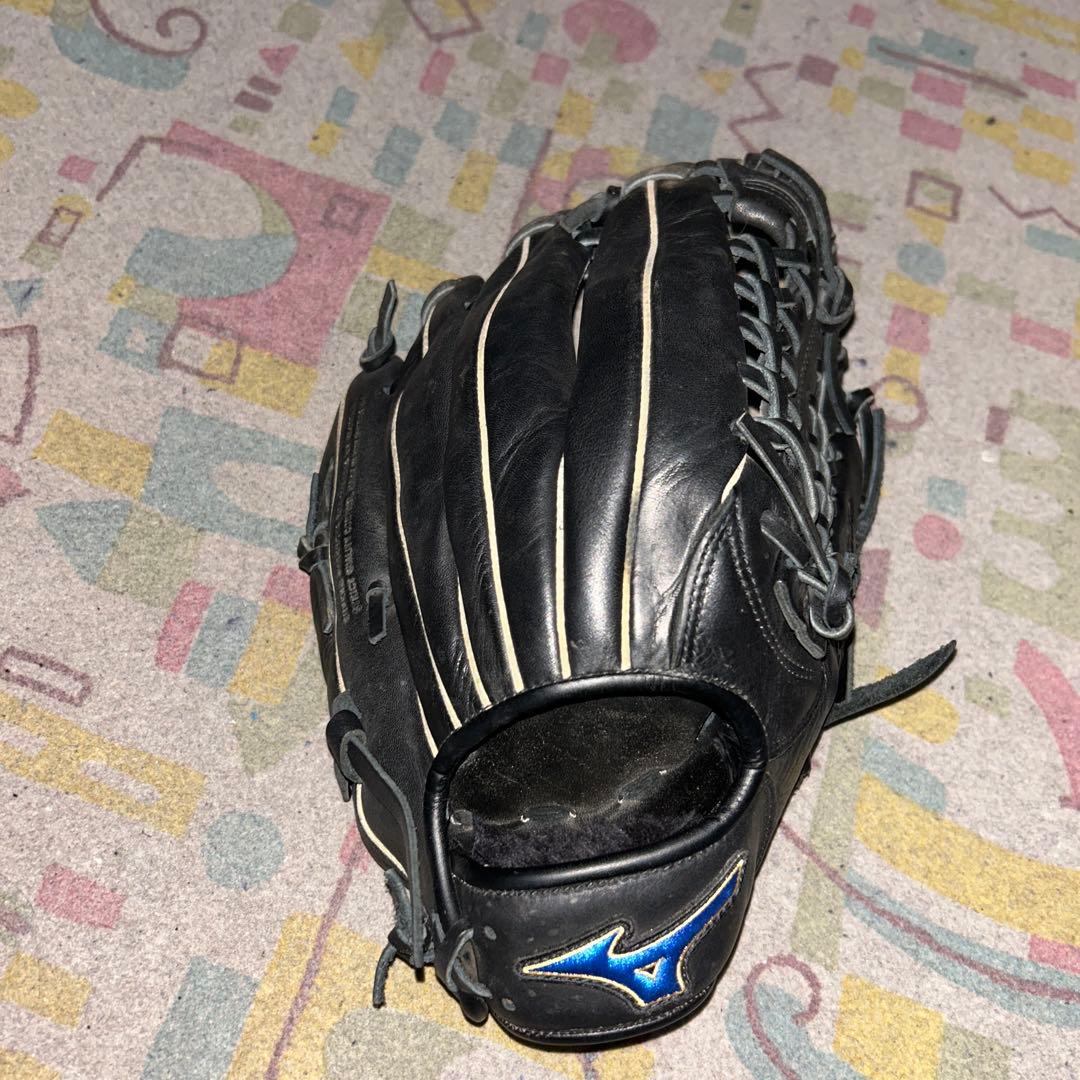 レザーグローブ 軟式 野球用 黒