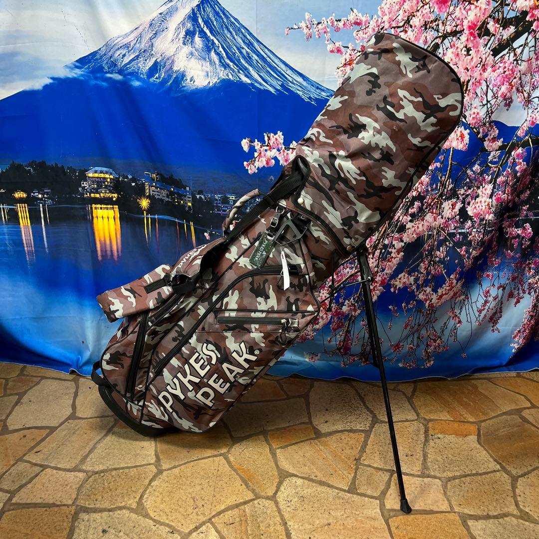 寶BMー823 PYKES PEAKスタンドキャディバッグ 2.5kg23cm