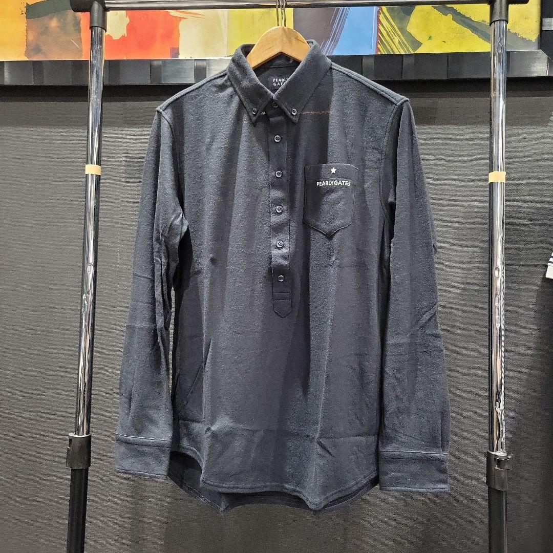 PEARLY GATES ポロシャツ サイズ5 ダークグレー