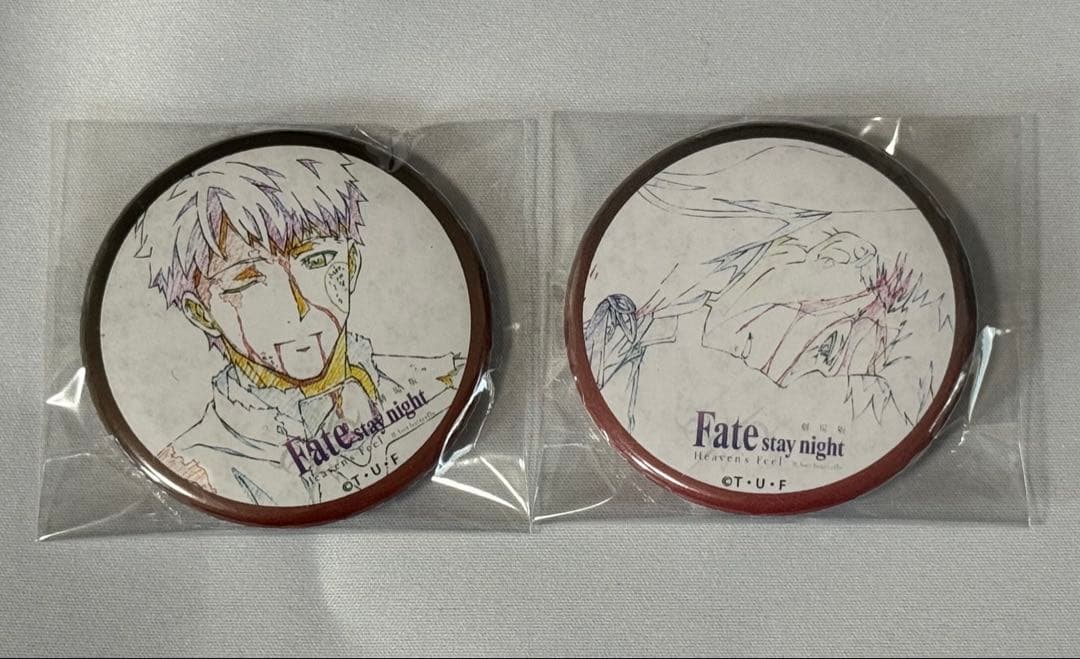 Fate staynight HF 原画缶バッジ アーチャー エミヤ