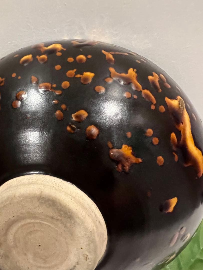 中国宋元明朝 の何窯の碗　中国骨董　古美術　唐物　中国美術品　青磁 ★ 江戸骨董