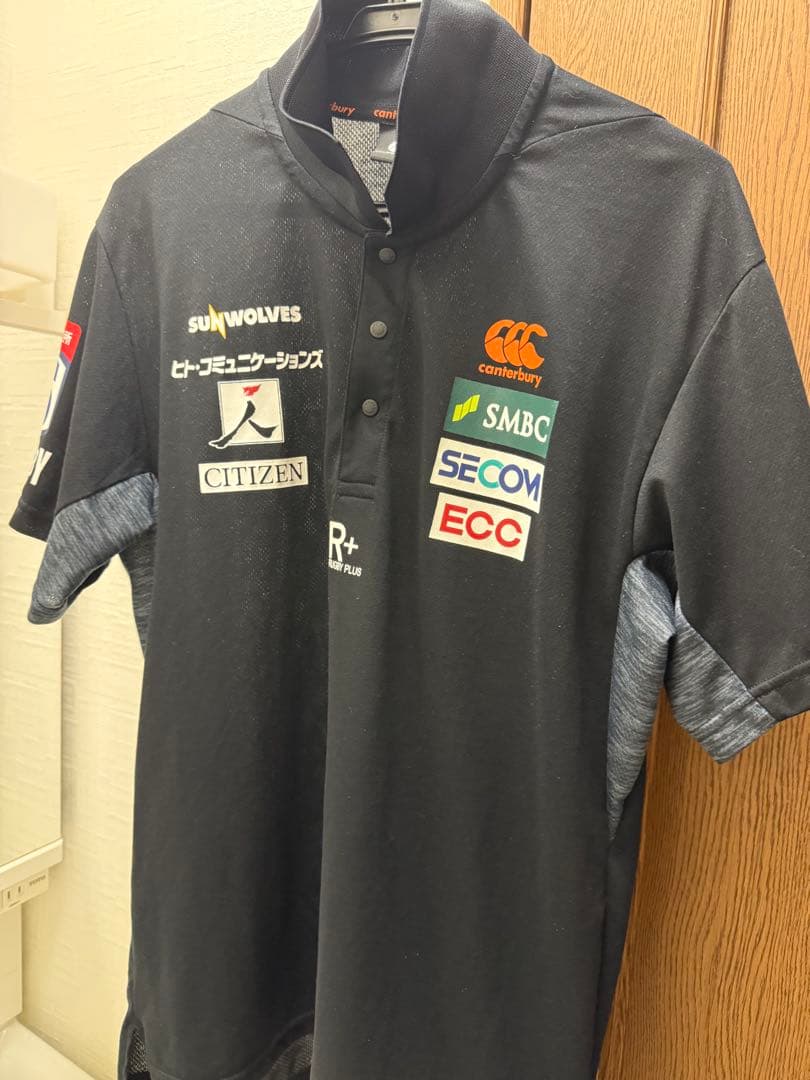 Canterbury Sunwolves ラグビーシャツ 黒