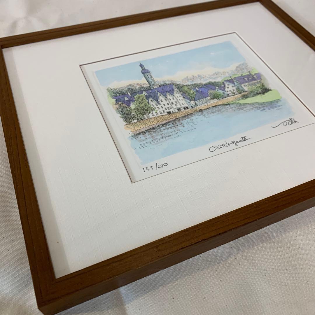 織田義郎 「Gettingen Ⅲ」 額寸32x26cm