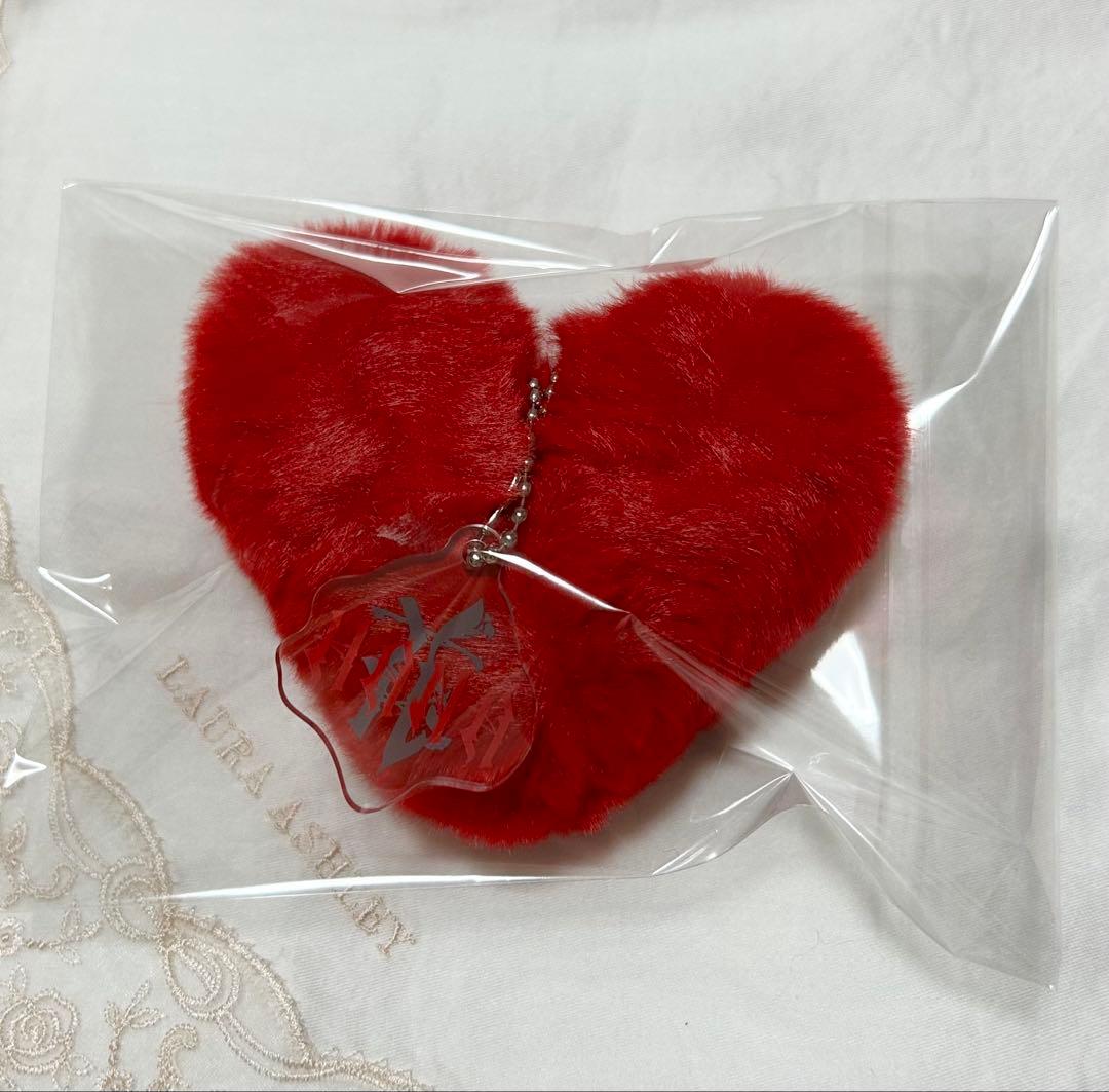 HANA 新規FC紹介特典 オリジナルハートファーキーホルダー