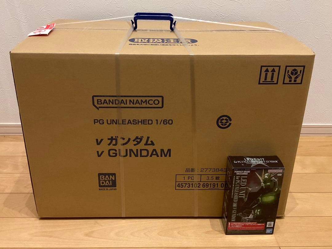 pg unleashed 1/60 νガンダム +ledユニットセット