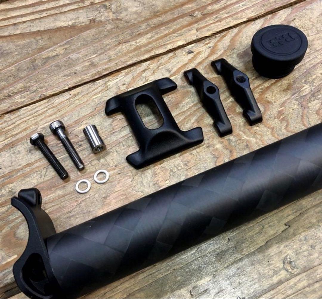 H&H カーボンシートポスト DC 12Kカーボン