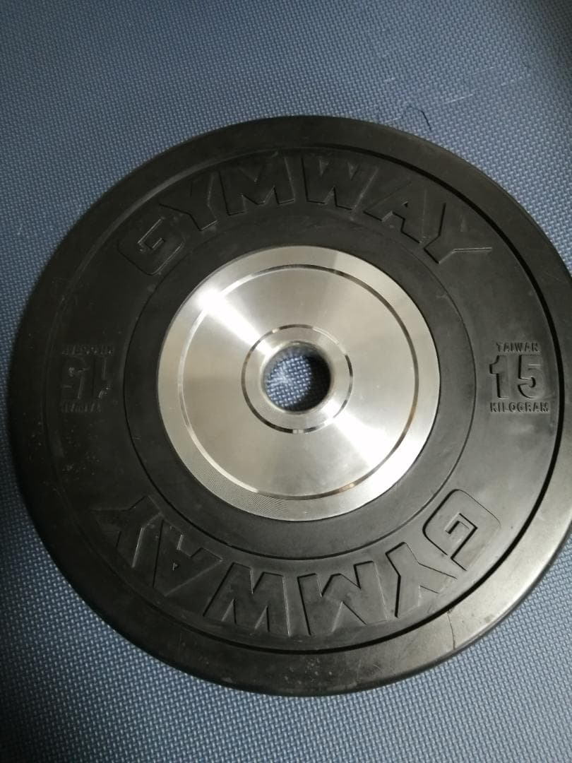 GYMWAY 15kgバンパープレート1枚