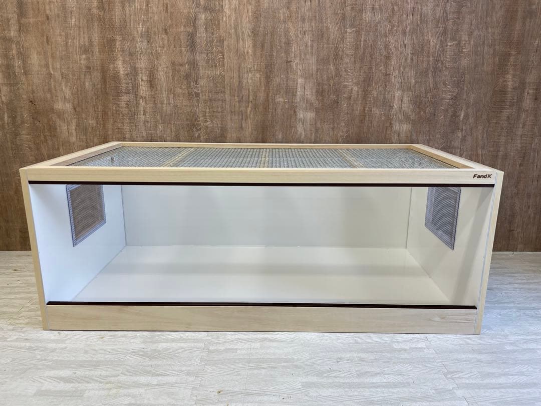 ＦandＫ爬虫類木製ケージスタンダード防水仕様　幅1200奥行600高さ450㎜