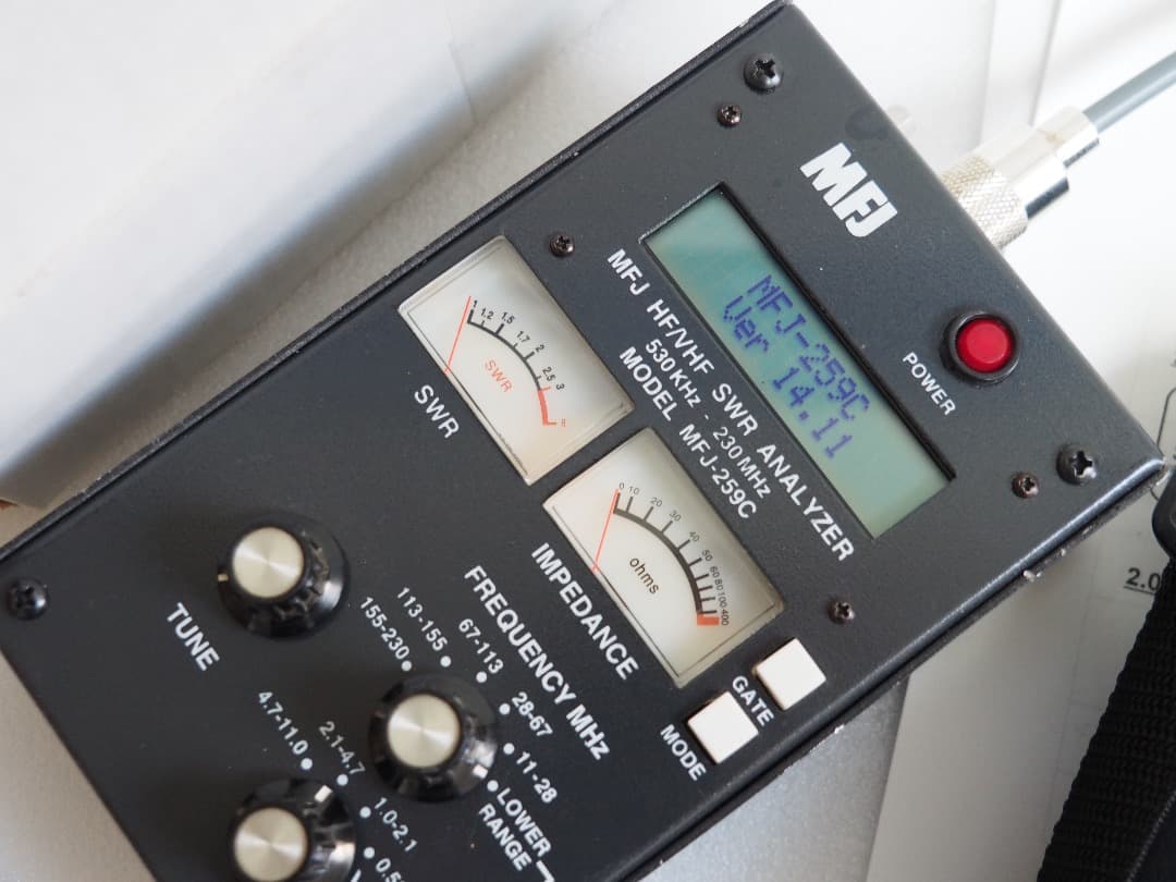 MFJ-259C SWRアナライザー ソフトケース付き