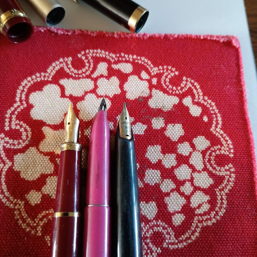 万年筆3本K14.2本K18.1本