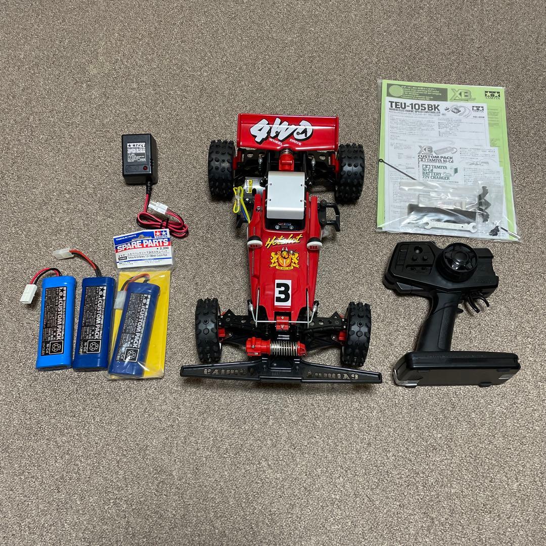【新品未使用品・バッテリー2個おまけ付】タミヤ XBシリーズ ホットショット