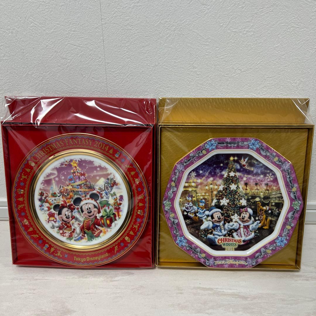 東京ディズニーランド クリスマスプレート 2014年セット