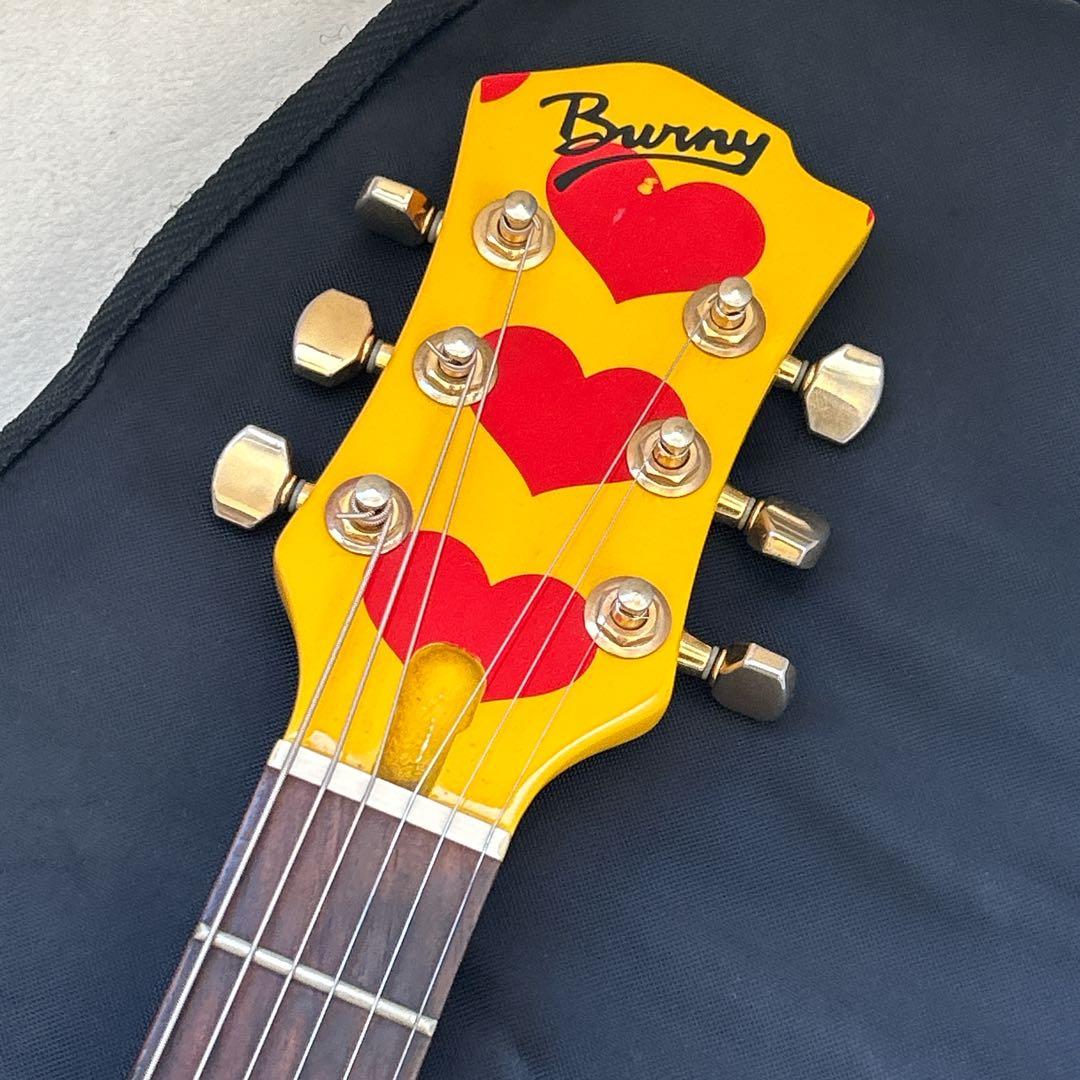 BURNY YH-JR hideモデル アンプ内蔵 モッキンバード ギター