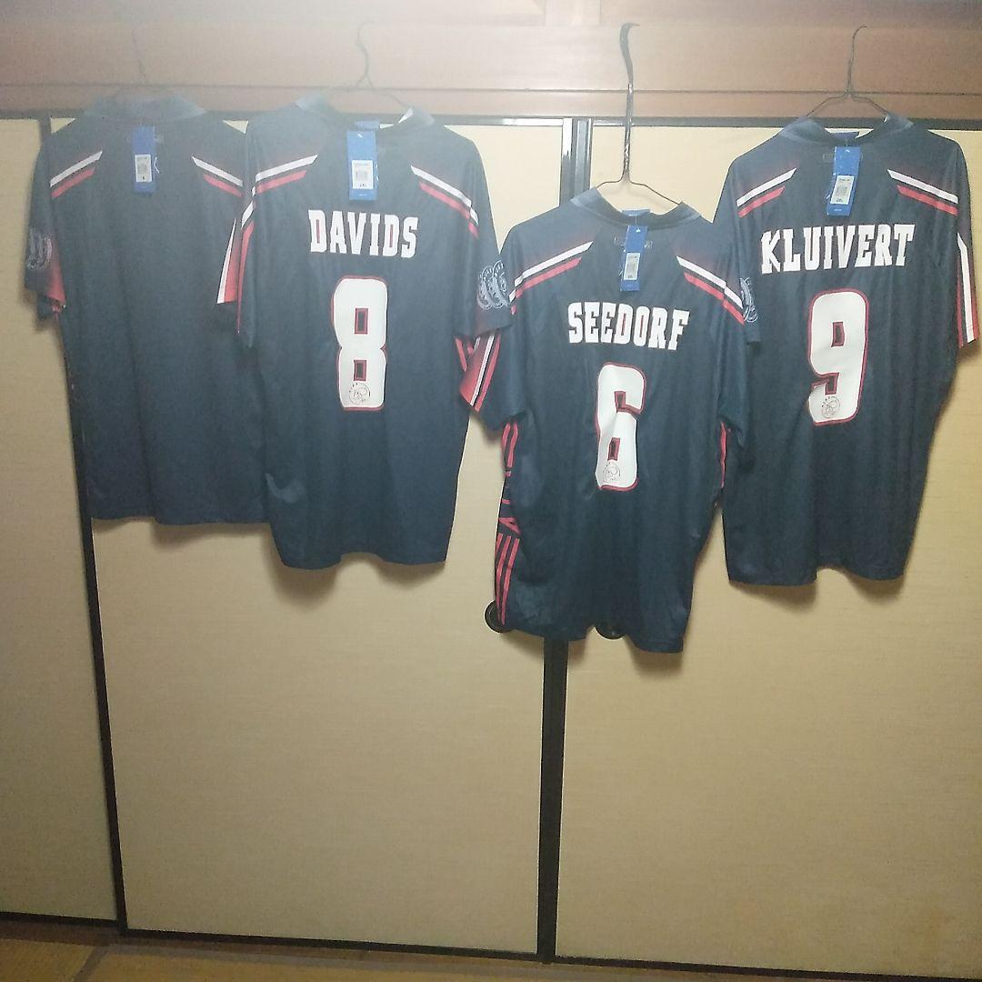 【新品タグ付】アヤックス黒のクライファート！セードルフ！ダービッツユニホーム