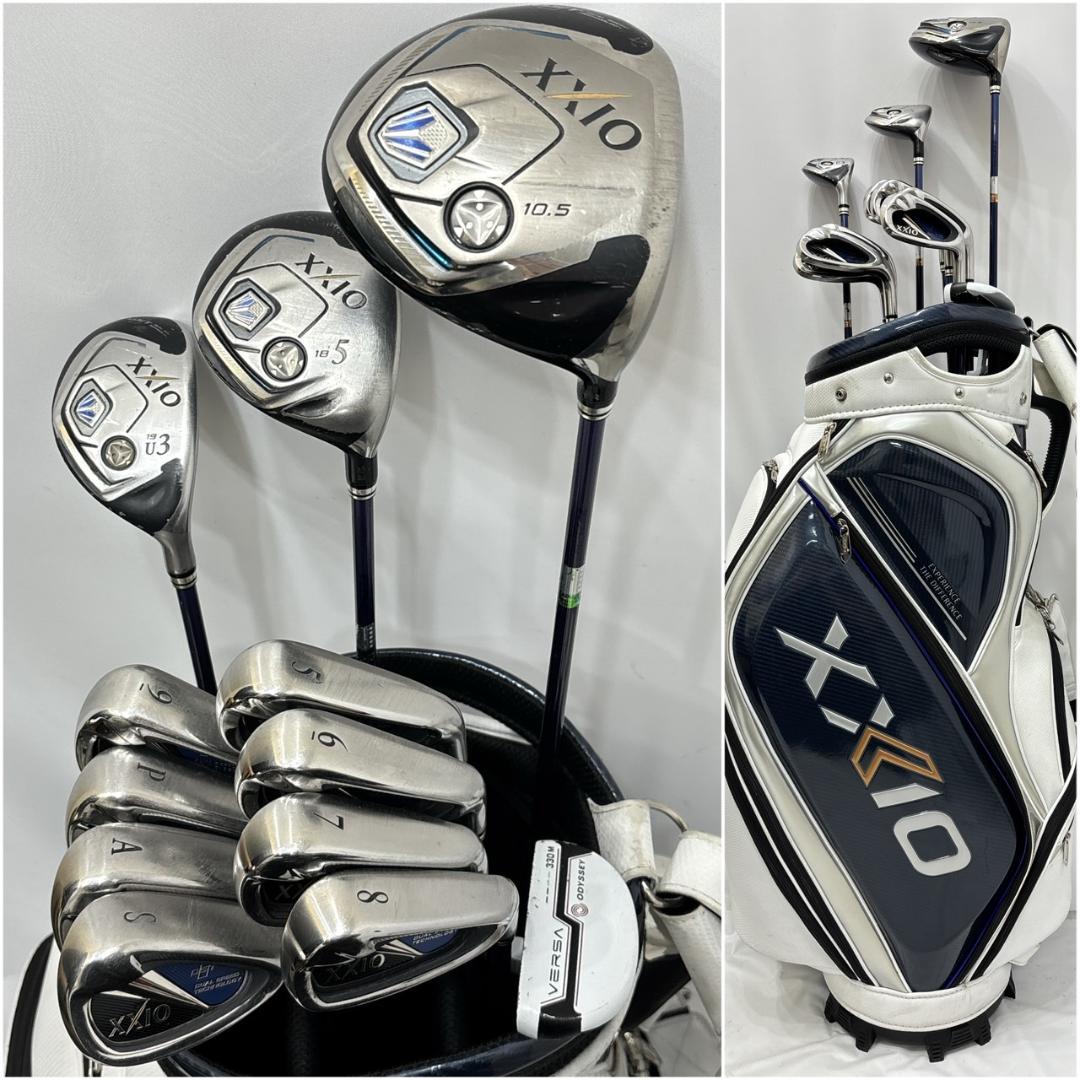 メンズ右利き初心者用　ゼクシオ　8代目　ゴルフクラブセット　W-2527