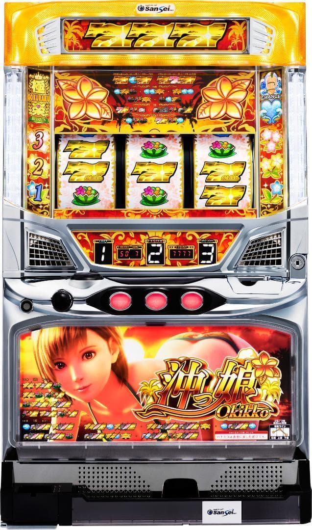 【パチスロ実機】サンセイR＆D★S沖っ娘25【不要機付】