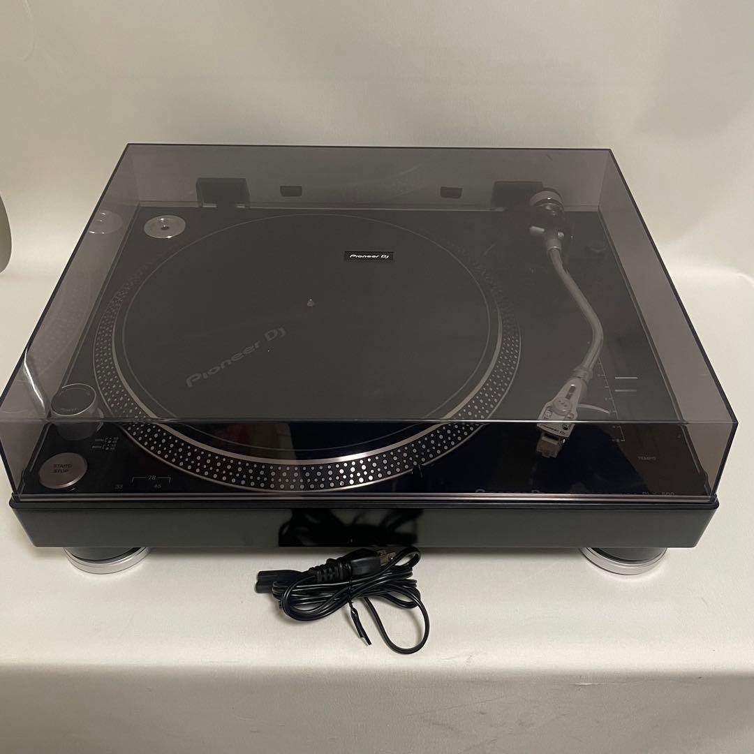 Pioneer PLX-500-K DJターンテーブル　カートリッジ付き