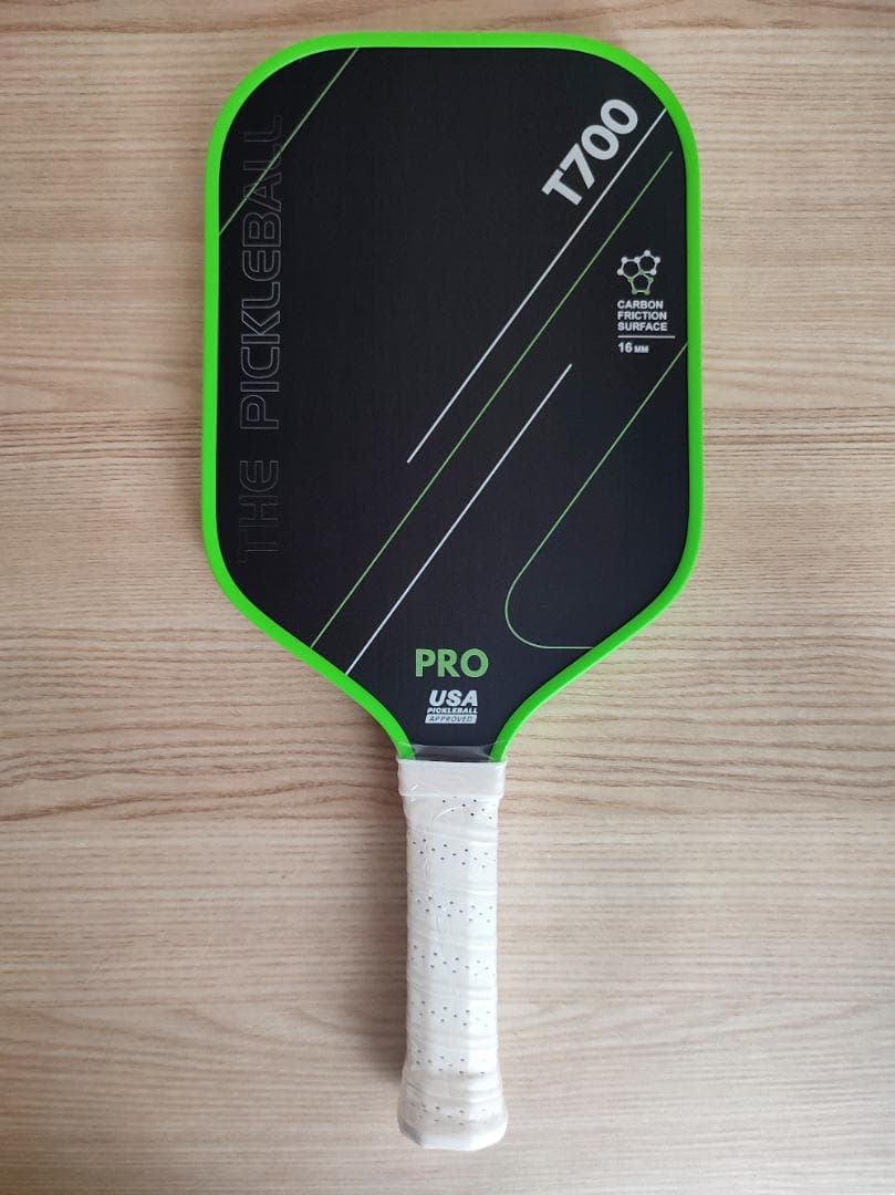 2個セット ピックルボール パドル T700生カーボン ピンク 緑色 カバー付き