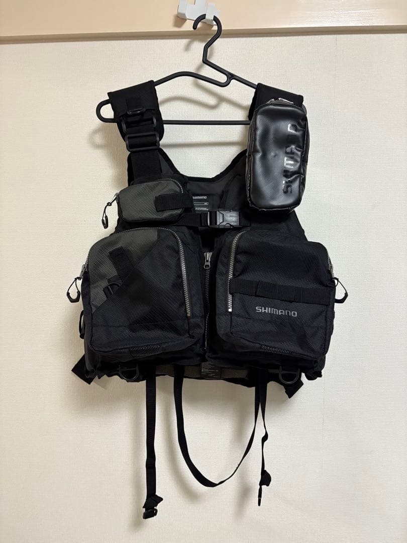 シマノ(SHIMANO) ゲームベスト VF-024U ブラック