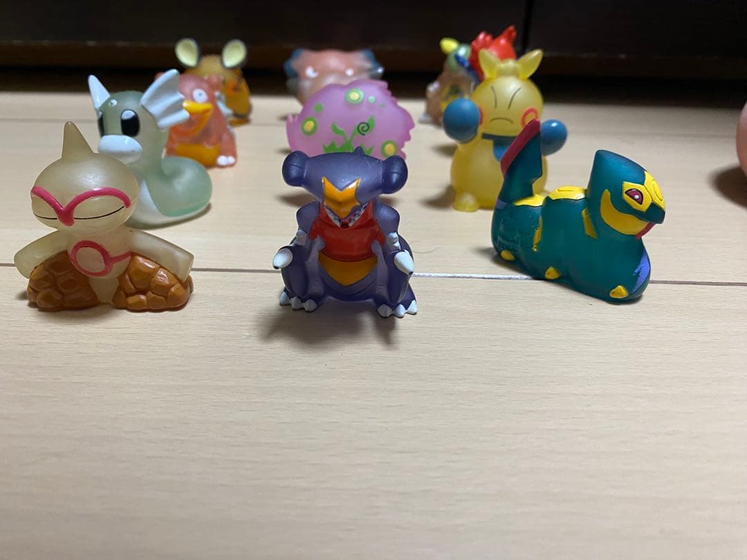 ポケモンキッズ　指人形　クリアver ガブリアス　ハブネーク　ヤジロン　ポケモン
