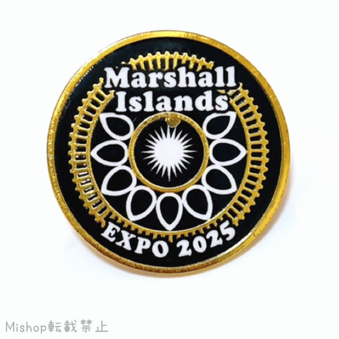 非売品 マーシャル諸島 ピンバッジ 大阪関西万博 EXPO2025 スタッフピン