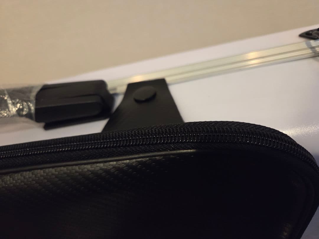 バイオリンケース　ポリカーボネート　ホワイトビスケット　スクエア型　オブロング