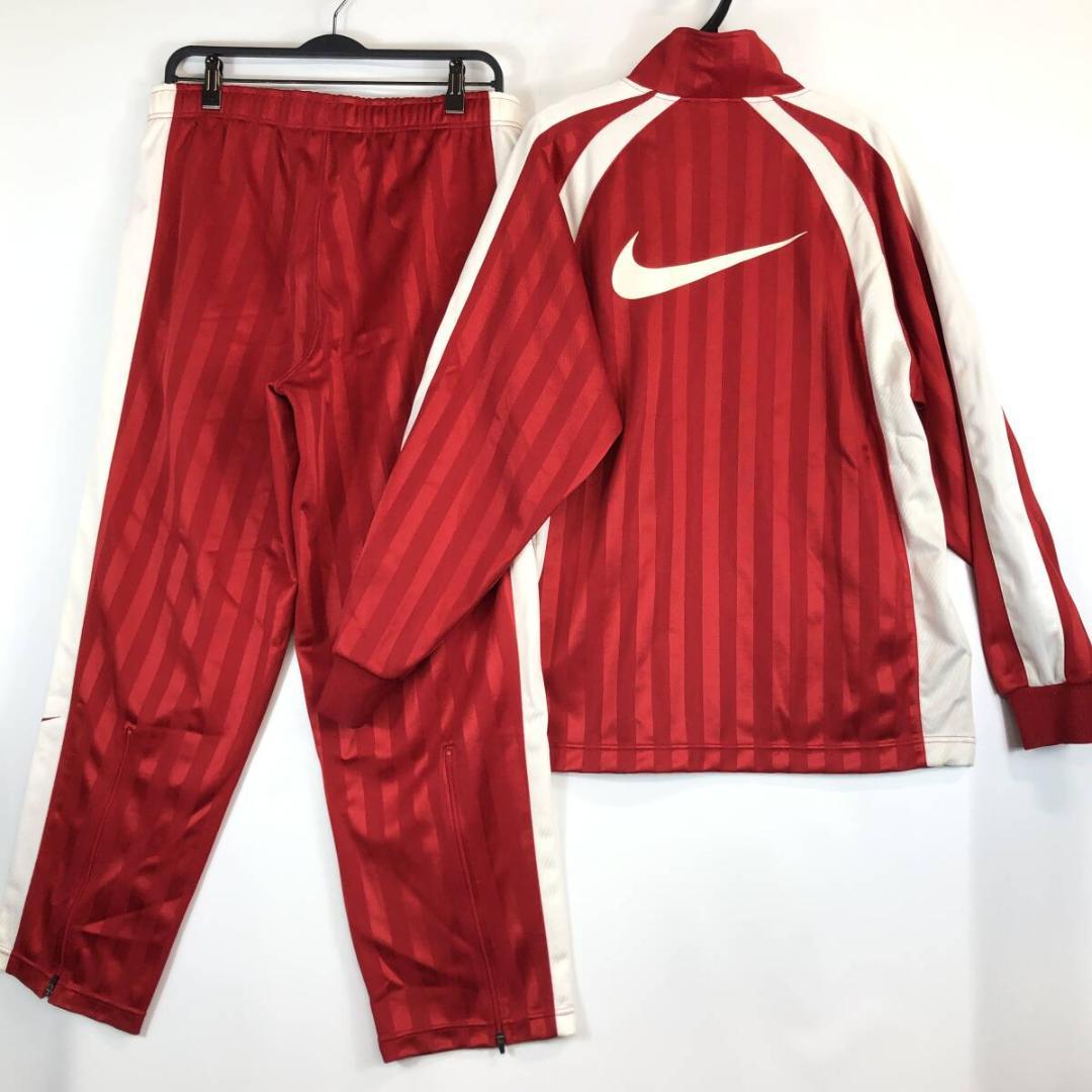 00s 日本製 ナイキ トラックジャケット ジャージ セットアップ レッド