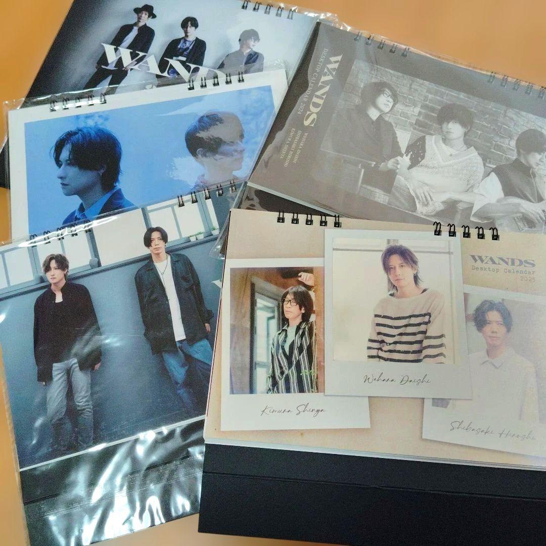 WANDS第5期 2021 から2025迄の デスクトップカレンダー　上原大史