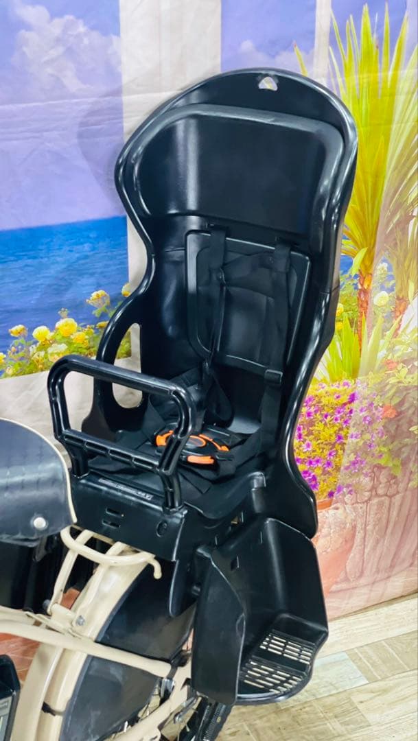 ヤマハPASバビー12AH！マカロンラテ⭐️子供乗せ電動アシスト自転車Y2230