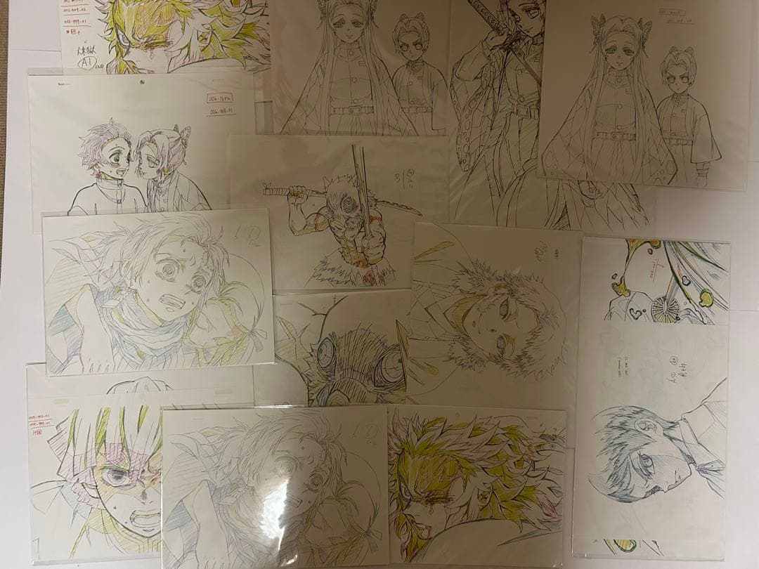 鬼滅の刃 ufotable DVD 特典 複製原画 立志編 無限列車編 35枚