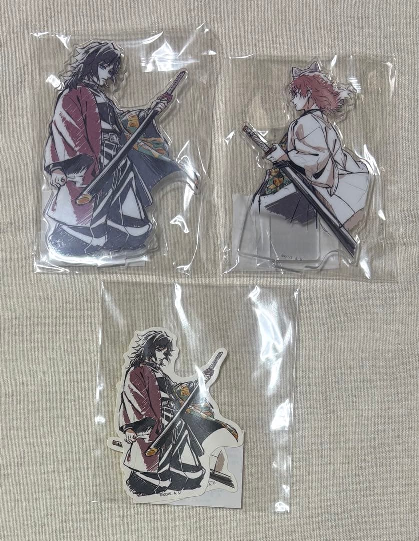 鬼滅の刃 柱書き下ろしイラスト　WEBSHOPくじ D賞 冨岡義勇 錆兎